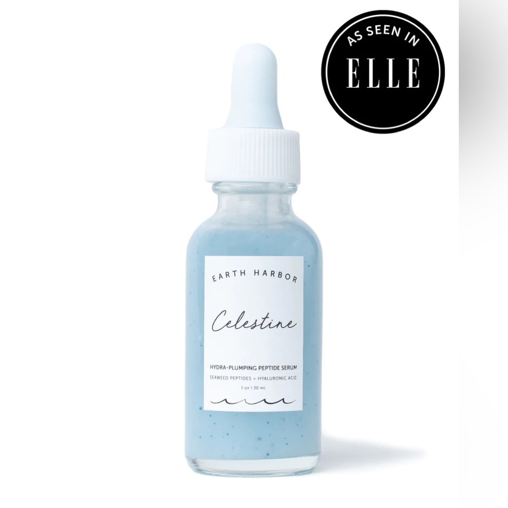 Glass Skin CELESTINE Hydra Plumping Peptide Anti Aging Glow Serum Skincare NIB